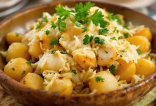 Descubra a deliciosa receita de Bacalhau à Brás com Batatas Douradas e suas curiosidades!