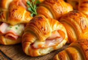 Aprenda a fazer Rolinhos de Croissant de Presunto e Queijo com dicas, receitas e variações criativas!