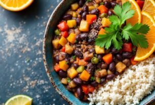 A feijoada vegana é uma deliciosa opção que traz todos os sabores do prato tradicional, mas sem ingredientes de origem animal. Feita com feijão preto, legumes frescos e proteínas vegetais, essa receita é perfeita para quem busca uma refeição saudável e nutritiva. Neste artigo, vamos explorar os ingredientes, o modo de preparo e dicas para personalizar sua feijoada vegana, garantindo que todos possam desfrutar desse prato icônico da culinária brasileira.