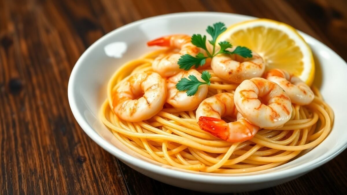 Aprenda a fazer um delicioso espaguete com camarão scampi em poucos passos. Uma receita perfeita para impressionar!