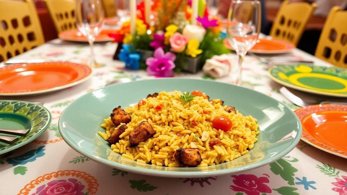 Arroz de Forno à Portuguesa em Reuniões e Festas Arroz de Forno à Portuguesa em Reuniões e Festas