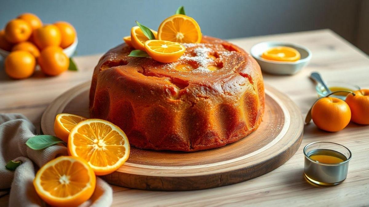 Bolo de Laranja com Alecrim Vegano como sobremesa saudável Bolo de Laranja com Alecrim Vegano como sobremesa saudável