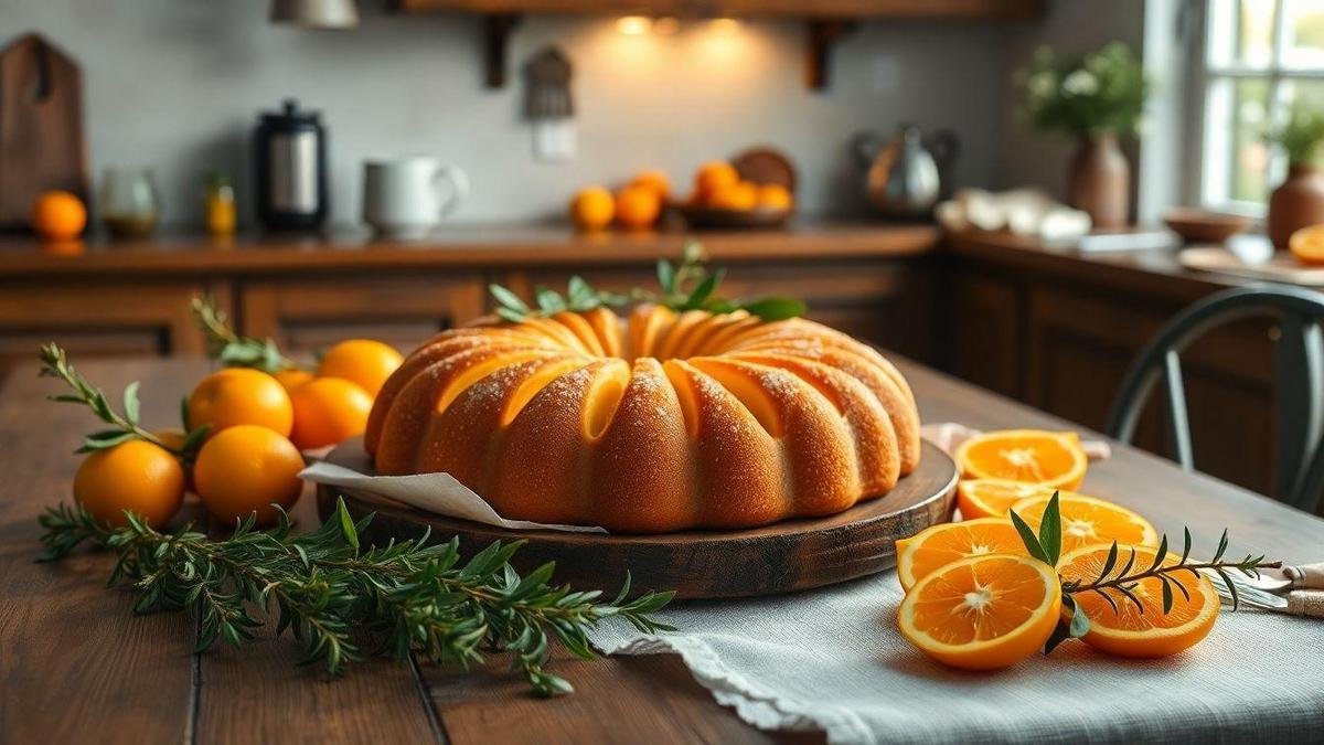 Criando memórias com o Bolo de Laranja com Alecrim Vegano Criando memórias com o Bolo de Laranja com Alecrim Vegano