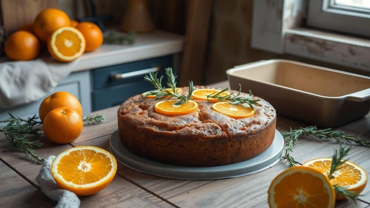 Nutrição vegana e o Bolo de Laranja com Alecrim Nutrição vegana e o Bolo de Laranja com Alecrim