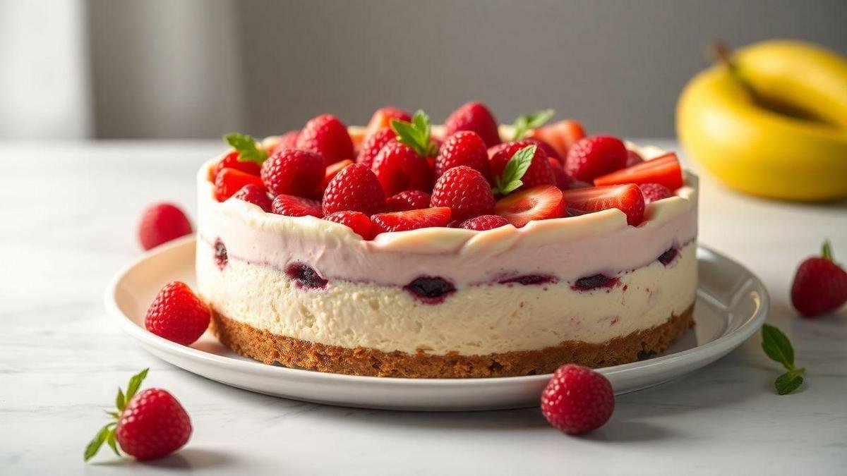 Os Ingredientes Essenciais do Cheesecake de Frutas Vermelhas Os Ingredientes Essenciais do Cheesecake de Frutas Vermelhas