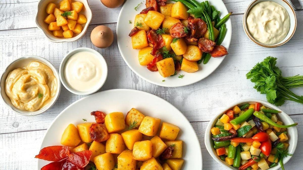 Acompanhamentos Saborosos para Batatas Sautées Acompanhamentos Saborosos para Batatas Sautées