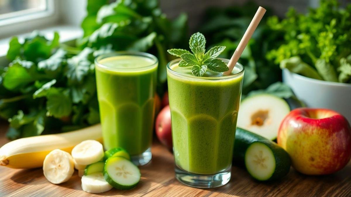 Ingredientes Poderosos do Smoothie Verde Detox Ingredientes Poderosos do Smoothie Verde Detox