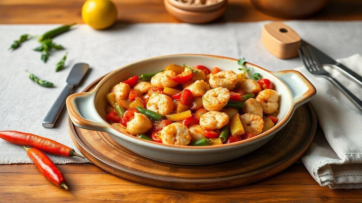 Receitas Saudáveis com Camarão Picante Receitas Saudáveis com Camarão Picante