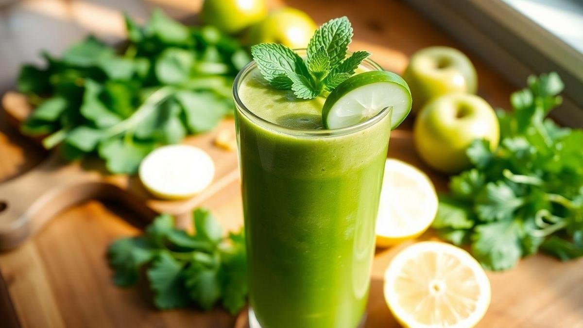 Smoothie Verde Detox e Perda de Peso Smoothie Verde Detox e Perda de Peso