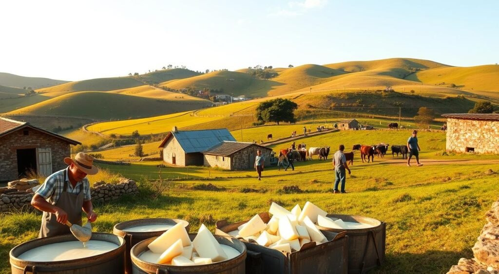 Produção de Queijo da Canastra